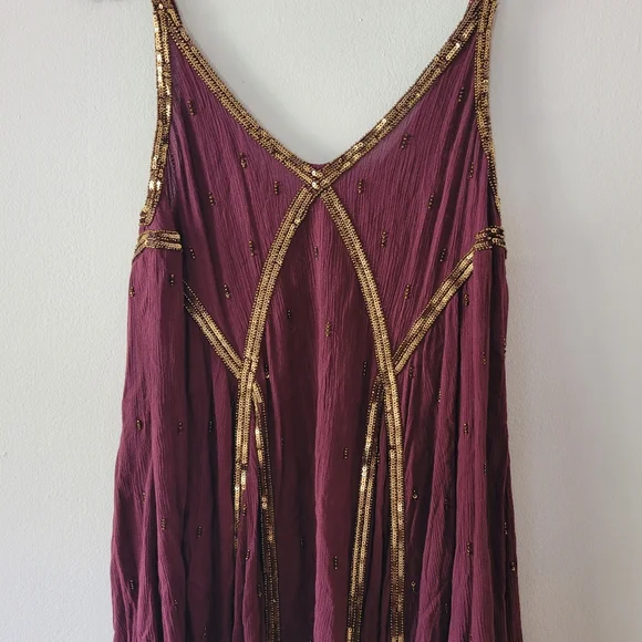 Free People Intimately In Heaven Embelished Slip Dress Small - Picture 8 of 11